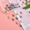 40Pcs 10 Colors PVD Vacuum Plating 304 Stainless Steel Enamel Links/Connectors STAS-SZ0001-50-6