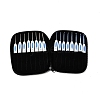 Chinese Style 8Pcs Aluminium Pin Plastic Handle Crochet Hook TOOL-C012-18-1