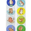 Cartoon Patterns Paper Gift Sticker Rolls DIY-R083-03G-1