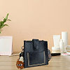 DIY Imitation Leather Women's Shoulder Bag Making Kit with Magnetic Closure & Fluffy Ball Charm DIY-WH0570-01A-4