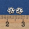 925 Sterling Silver Bead Caps STER-C007-03D-S-3