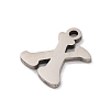 Non-Tarnish 201 Stainless Steel Charms STAS-U016-01P-X-2