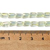 Electroplate Glass Beads Strands GLAA-Q101-02A-FR02-4