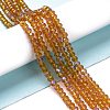 Electroplate Glass Beads Strands EGLA-A044-T2mm-L04-4