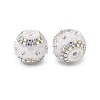Bling Resin Rhinestone Flower Beads LS-OACR-D310-01P-F-1