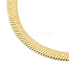 304 Stainless Steel Herringbone Chain Bracelets for Women BJEW-Q344-04G-2