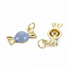 Brass Enamel Charms ENAM-S128-001P-NR-2