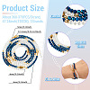Glass Beaded Adjustable Waist Chains for Women AJEW-TA0005-78A-4