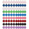 90Pcs 9 Colors Alloy Enamel Pendants ENAM-SZ0001-54D-8