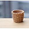Mini Resin Bamboo Basket PW-WG88609-01-3
