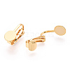 Brass Clip-on Earring Findings LS-KK-WH0065-14G-3