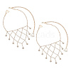 Iron Rhinestone Sexy Shoulder Bra Body Chain FIND-FH0008-14G-1