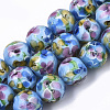 Handmade Lampwork Beads Strands LAMP-T007-04G-1