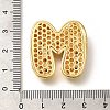 Brass Cubic Zirconia Pendants KK-M295-13G-M-3