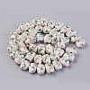 Handmade Porcelain Beads Strands PORC-L033-011-2