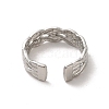 Non-Tarnish 201 Stainless Steel Finger Rings RJEW-H223-01P-10-4