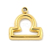 Real 18K Gold Plated PVD Vacuum Plating 304 Stainless Steel Pendants STAS-L278-002G-07-1