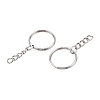 Iron Split Key Rings with Chain FIND-B028-19P-4