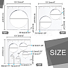 3Pcs Multifunctional Acrylic Drawing Scale Ruler DIY-WH0387-73A-2