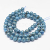 Natural Apatite Bead Strands G-P204-09-7mm-2