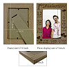 Anniversary Natural Wood Photo Frames AJEW-WH0292-032-2