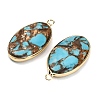 Dyed Synthetic Imperial Jasper Pendants GG-CBAA20A-04G-05-2
