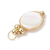 Natural White Shell Pendants PALLOY-JF04839-5