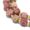 Natural Wood Lace Stone Beads Strand G-I376-D04-01-3