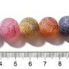 Natural Weathered Agate(Dyed & Heated) Beads Strands G-H091-A01-01-4