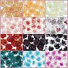 Olycraft 240Pcs 12 Style Camellia Transparent Resin Cabochons MRMJ-OC0003-41-4