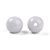 Opaque Solid Color Glass Beads GLAA-N007-8mm-A08-2