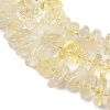 Heated Natural Lemon Quartz Beads Strands GG-CBA3A44-B04-01-3