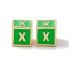 Rack Plating Brass Enamel Beads KK-B060-04G-02X-2