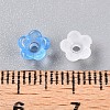 Frosted Transparent Acrylic Beads OACR-N137-72J-4