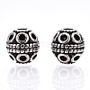 Tibetan Style Alloy Beads TIBE-Q063-120AS-NR-2