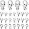 SUNNYCLUE 100Pcs 304 Stainless Steel Lobster Claw Clasps STAS-SC0007-16-1