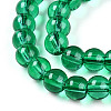 Baking Paint Transparent Glass Beads X1-DGLA-N006-6mm-09-3