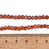Electroplate Glass Beads Strands EGLA-A034-T4mm-I16-4
