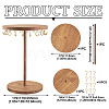 Round Wood Jewelry Necklace Display Organizer Hanging Tower Rack NDIS-TAC0001-01A-4