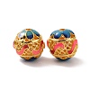 Hollow Alloy Beads ENAM-L039-22MG-01-2