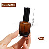 Glass Nail Polish Empty Bottle MRMJ-WH0095-02-2