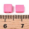 2-Hole Baking Paint Glass Seed Beads SEED-S023-17C-26-4