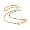 201 Stainless Steel Safety Pins Pendant Necklaces NJEW-JN03002-04-2