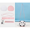 DIY Panda Crossbody Bag Making Kits PURS-PW0010-50A-1