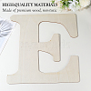 Letter Unfinished MDF Sheets WOOD-WH20012-008E-7