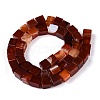 Natural Red Agate(Dyed & Heated) Beads Strands G-T139-8x8-35A-2