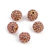 Alloy Rhinestone Beads RB-A034-10mm-A27G-3