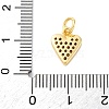 Brass Micro Pave Cubic Zirconia Pendants KK-S510-49G-04-3