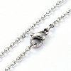 304 Stainless Steel Pendant Necklaces NJEW-E147-12P-4