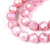 Anti-Tarnish Electroplate Glass Beads Strands EGLA-T021-10mm-15-03-3